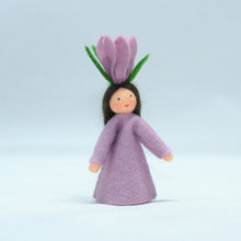 Handmade Crocus Fairy Doll by Ambrosius – Eco-Friendly Wool Felt Waldorf Toy from Eco Flower Fairies LLC