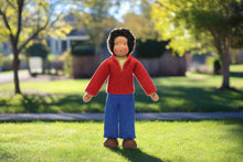 Handmade Father Doll by Ambrosius – Eco-Friendly Wool Felt Waldorf Toy from Eco Flower Fairies LLC