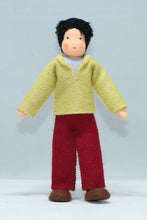 Handmade Father Doll by Ambrosius – Eco-Friendly Wool Felt Waldorf Toy from Eco Flower Fairies LLC