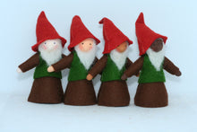 Gnome World - Forest Gnome Guardian Doll – 3.5” Handmade Felt Waldorf Decoration by Ambrosius