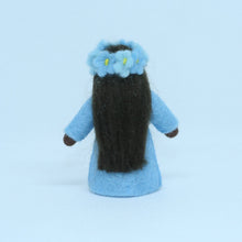 Forget-Me-Not Fairy Doll – 2.5” & 3" Handmade Felt Waldorf Decorations by Ambrosius
