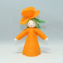 Handmade Golden Poppy Fairy Doll by Ambrosius – Eco-Friendly Wool Felt Waldorf Toy from Eco Flower Fairies LLC