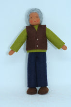 Handmade Grandfather Doll by Ambrosius – Eco-Friendly Wool Felt Waldorf Toy from Eco Flower Fairies LLC