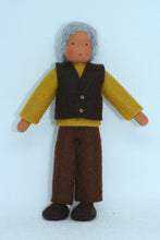 Handmade Grandfather Doll by Ambrosius – Eco-Friendly Wool Felt Waldorf Toy from Eco Flower Fairies LLC