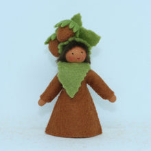 Handmade Hazelnut Fairy Doll by Ambrosius – Eco-Friendly Wool Felt Waldorf Toy from Eco Flower Fairies LLC
