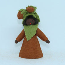 Handmade Hazelnut Fairy Doll by Ambrosius – Eco-Friendly Wool Felt Waldorf Toy from Eco Flower Fairies LLC