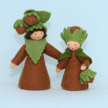 Handmade Hazelnut Fairy Doll by Ambrosius – Eco-Friendly Wool Felt Waldorf Toy from Eco Flower Fairies LLC