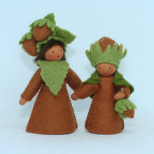 Handmade Hazelnut Fairy Doll by Ambrosius – Eco-Friendly Wool Felt Waldorf Toy from Eco Flower Fairies LLC