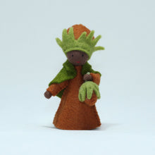 Handmade Hazelnut Fairy Doll by Ambrosius – Eco-Friendly Wool Felt Waldorf Toy from Eco Flower Fairies LLC