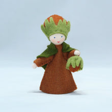 Handmade Hazelnut Fairy Doll by Ambrosius – Eco-Friendly Wool Felt Waldorf Toy from Eco Flower Fairies LLC