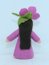 Hibiscus Fairy Doll – 2.5" Handmade Felt Waldorf Decoration by Ambrosius