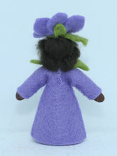 Hibiscus Fairy Doll – 2.5" Handmade Felt Waldorf Decoration by Ambrosius