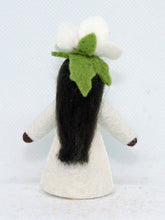 Hibiscus Fairy Doll – 2.5" Handmade Felt Waldorf Decoration by Ambrosius