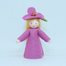 Handmade Hibiscus Fairy Doll by Ambrosius – Eco-Friendly Wool Felt Waldorf Toy from Eco Flower Fairies LLC
