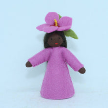 Handmade Hibiscus Fairy Doll by Ambrosius – Eco-Friendly Wool Felt Waldorf Toy from Eco Flower Fairies LLC