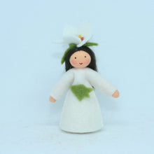 Handmade Hibiscus Fairy Doll by Ambrosius – Eco-Friendly Wool Felt Waldorf Toy from Eco Flower Fairies LLC