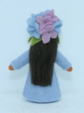 Hortensia Fairy Doll – 2.5" Handmade Felt Waldorf Decoration by Ambrosius