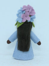 Hortensia Fairy Doll – 2.5" Handmade Felt Waldorf Decoration by Ambrosius