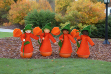 Handmade Japanese Lantern  Fairy Doll by Ambrosius – Eco-Friendly Wool Felt Waldorf Toy from Eco Flower Fairies LLC
