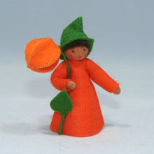 Handmade Japanese Lantern  Fairy Doll by Ambrosius – Eco-Friendly Wool Felt Waldorf Toy from Eco Flower Fairies LLC