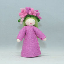 Handmade Lilac Fairy Doll by Ambrosius – Eco-Friendly Wool Felt Waldorf Toy from Eco Flower Fairies LLC