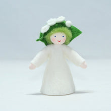 Handmade Lily of the Valley Fairy Doll by Ambrosius – Eco-Friendly Wool Felt Waldorf Toy from Eco Flower Fairies LLC