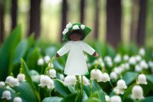 Lily of the Valley Fairy Doll – 2.5" & 3" Handmade Felt Waldorf Decorations by Ambrosius