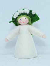Handmade Lily of the Valley Fairy Doll by Ambrosius – Eco-Friendly Wool Felt Waldorf Toy from Eco Flower Fairies LLC