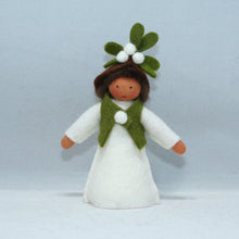 Handmade Mistletoe Fairy Doll by Ambrosius – Eco-Friendly Wool Felt Waldorf Toy from Eco Flower Fairies LLC
