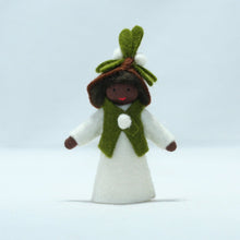 Handmade Mistletoe Fairy Doll by Ambrosius – Eco-Friendly Wool Felt Waldorf Toy from Eco Flower Fairies LLC