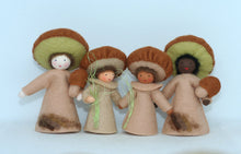 Handmade Porcini Mushroom Fairy Doll by Ambrosius – Eco-Friendly Wool Felt Waldorf Toy from Eco Flower Fairies LLC