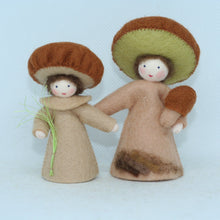 Handmade Porcini Mushroom Fairy Doll by Ambrosius – Eco-Friendly Wool Felt Waldorf Toy from Eco Flower Fairies LLC