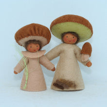 Handmade Porcini Mushroom Fairy Doll by Ambrosius – Eco-Friendly Wool Felt Waldorf Toy from Eco Flower Fairies LLC