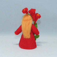 Ocotillo Fairy Doll – 2.5" & 3" Handmade Felt Waldorf Decoration by Ambrosius