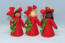 Ocotillo Fairy Doll – 2.5" & 3" Handmade Felt Waldorf Decoration by Ambrosius