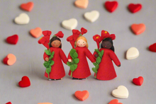 Ocotillo Fairy Doll – 2.5" & 3" Handmade Felt Waldorf Decoration by Ambrosius