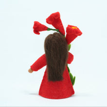 Ocotillo Fairy Doll – 2.5" & 3" Handmade Felt Waldorf Decoration by Ambrosius
