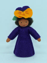 Handmade Pansy Fairy Doll by Ambrosius – Eco-Friendly Wool Felt Waldorf Toy from Eco Flower Fairies LLC