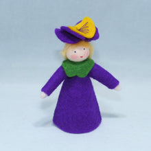 Handmade Pansy Fairy Doll by Ambrosius – Eco-Friendly Wool Felt Waldorf Toy from Eco Flower Fairies LLC
