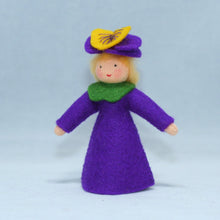 Handmade Pansy Fairy Doll by Ambrosius – Eco-Friendly Wool Felt Waldorf Toy from Eco Flower Fairies LLC