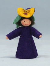 Handmade Pansy Fairy Doll by Ambrosius – Eco-Friendly Wool Felt Waldorf Toy from Eco Flower Fairies LLC