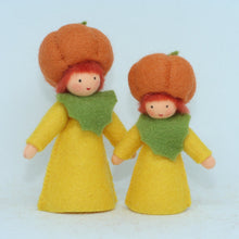 Handmade Pumpkin Fairy Doll by Ambrosius – Eco-Friendly Wool Felt Waldorf Toy from Eco Flower Fairies LLC