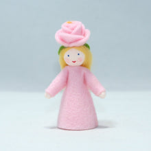 Handmade Rose Fairy Doll by Ambrosius – Eco-Friendly Wool Felt Waldorf Toy from Eco Flower Fairies LLC