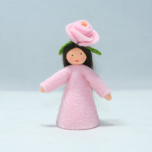 Handmade Rose Fairy Doll by Ambrosius – Eco-Friendly Wool Felt Waldorf Toy from Eco Flower Fairies LLC