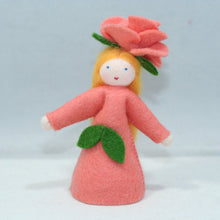 Handmade Rose Fairy Doll by Ambrosius – Eco-Friendly Wool Felt Waldorf Toy from Eco Flower Fairies LLC