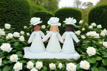 Rose Fairy Doll – 2.5", 3" & 3.5" Handmade Felt Waldorf Decorations by Ambrosius