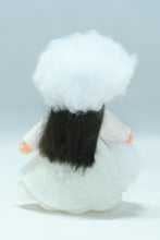 Snow Princess Doll – 2.5" Handmade Felt Waldorf Decoration by Ambrosius