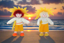 Handmade Sun Child Doll by Ambrosius – Eco-Friendly Wool Felt Waldorf Toy from Eco Flower Fairies LLC
