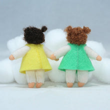 Dollhouse Toddler Sibling – 2.5” Handmade Felt Waldorf Doll by Ambrosius