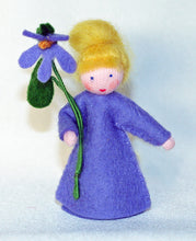 Handmade Sweet Violet Doll by Ambrosius – Eco-Friendly Wool Felt Waldorf Toy from Eco Flower Fairies LLC